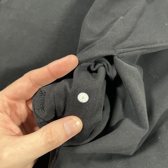 Lululemon Size 6 Black Go Forward Pullover Sweatshirt - Picture 6 of 9